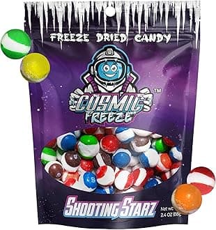 Cosmic Freeze Shooting Starz Freeze Dried Candy, Crunchy Freeze Dry Candy for...