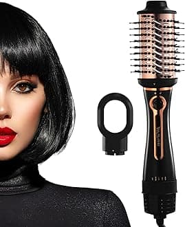 Urban yog MakeMeeBold 3-in-1 Hot Air Brush| 1.5-inch Barrel | Hair Dryer Hair Straightener Volumizer Blow Dryer Styling Tool,1200 Watt | Gifts for Woman, Multicolour