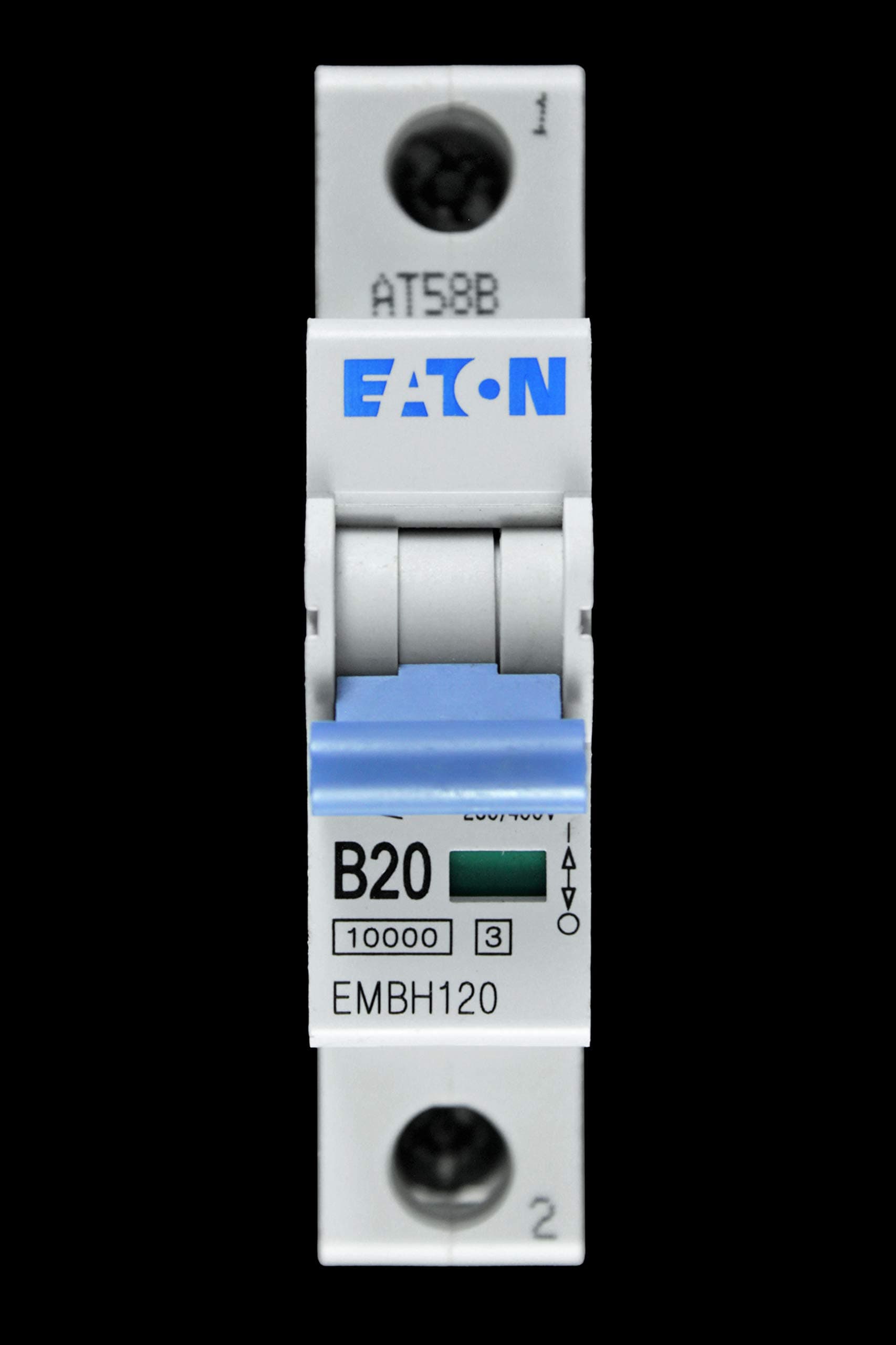 Eaton20 AMP TYPE B 10 KA 230V SINGLE POLE MCB CIRCUIT BREAKER EMBH120 BSEN60898