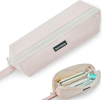 Large Pencil Case with 180° Open Design, Big Capacity Pen Bag for Girls & Boys, Aesthetic & Cute Pencil Pouch for School, Office, Makeup & Tech Accessories-Beige
