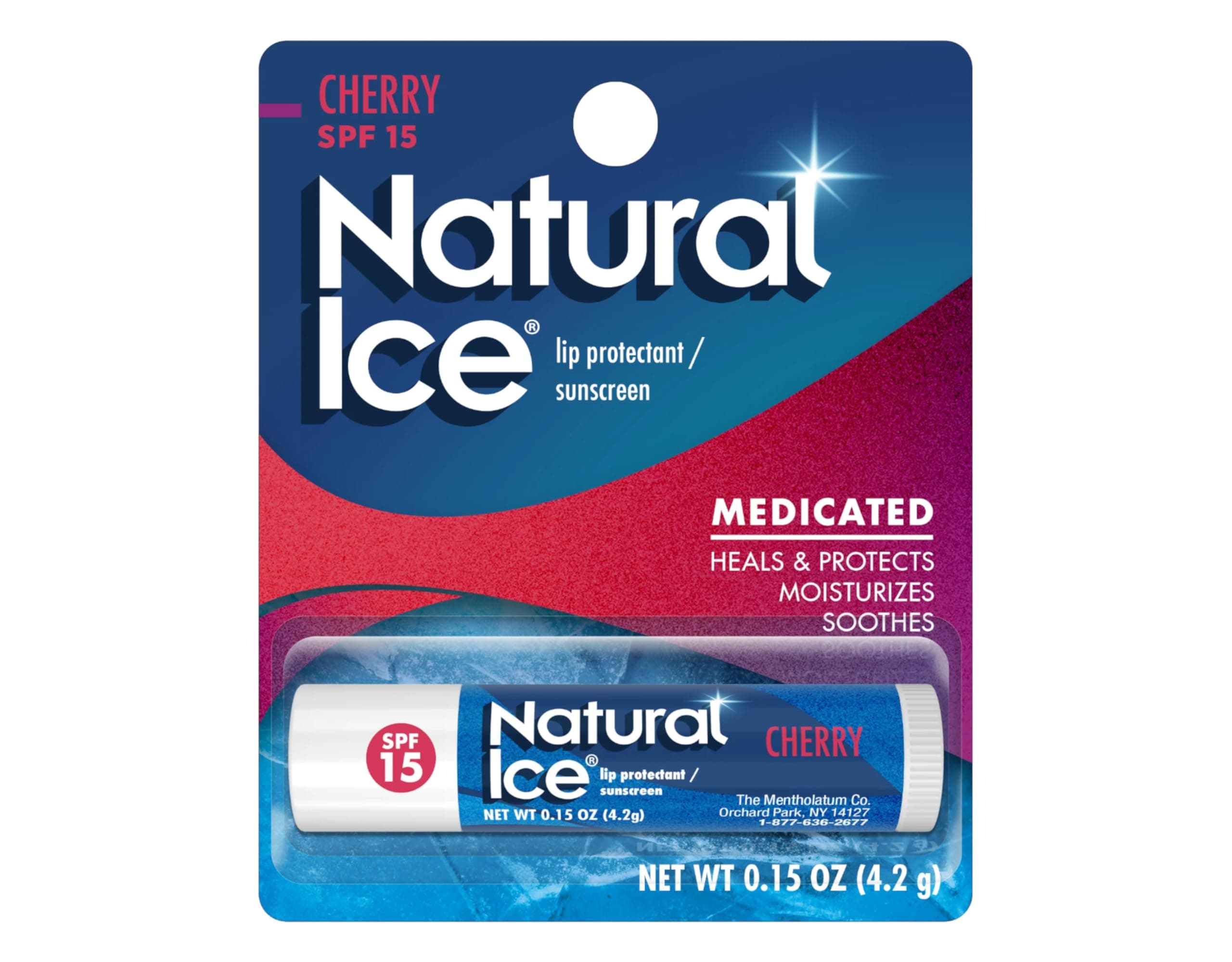 Ice Medicated Lip Protect SPF 15 Cherry 12 Pkgs