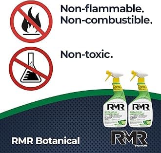 RMR Brands Botanical Disinfectant and Cleaner, Kills 99% of Household Bacteria and Viruses, EPA Registered, 2 Pack - 32 Fl Oz