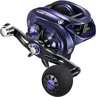 PiscifunAlijoz 400 Baitcaster Fishing Reel, 38Lbs Max Drag Aluminum Alloy Frame Baitcasting Reel, Available in 6.6:1/8.1:1 Gear Ratio, Freshwater and Saltwater Low Profile Casting Reel for Musky
