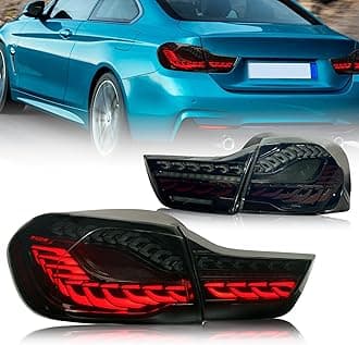 Archaic LED Rear Lights Compatible with BMW 4 Series M4 F32 F33 F82 F36 F82 F83 Sedan/Convertible/Coupe 2014-2020,with Sequential Turn Signal,Animation DRL