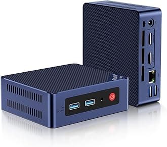 – MINI-S13 Mini PC, Intel Twin Lake N150 4C/4T 3.6GHz Processor Mini Computer, 16G DDR4 1TB M.2 SSD Mini Desktop PC Windows 11 Home, 4K Display Dual HDMI/WiFi6 BT5.2