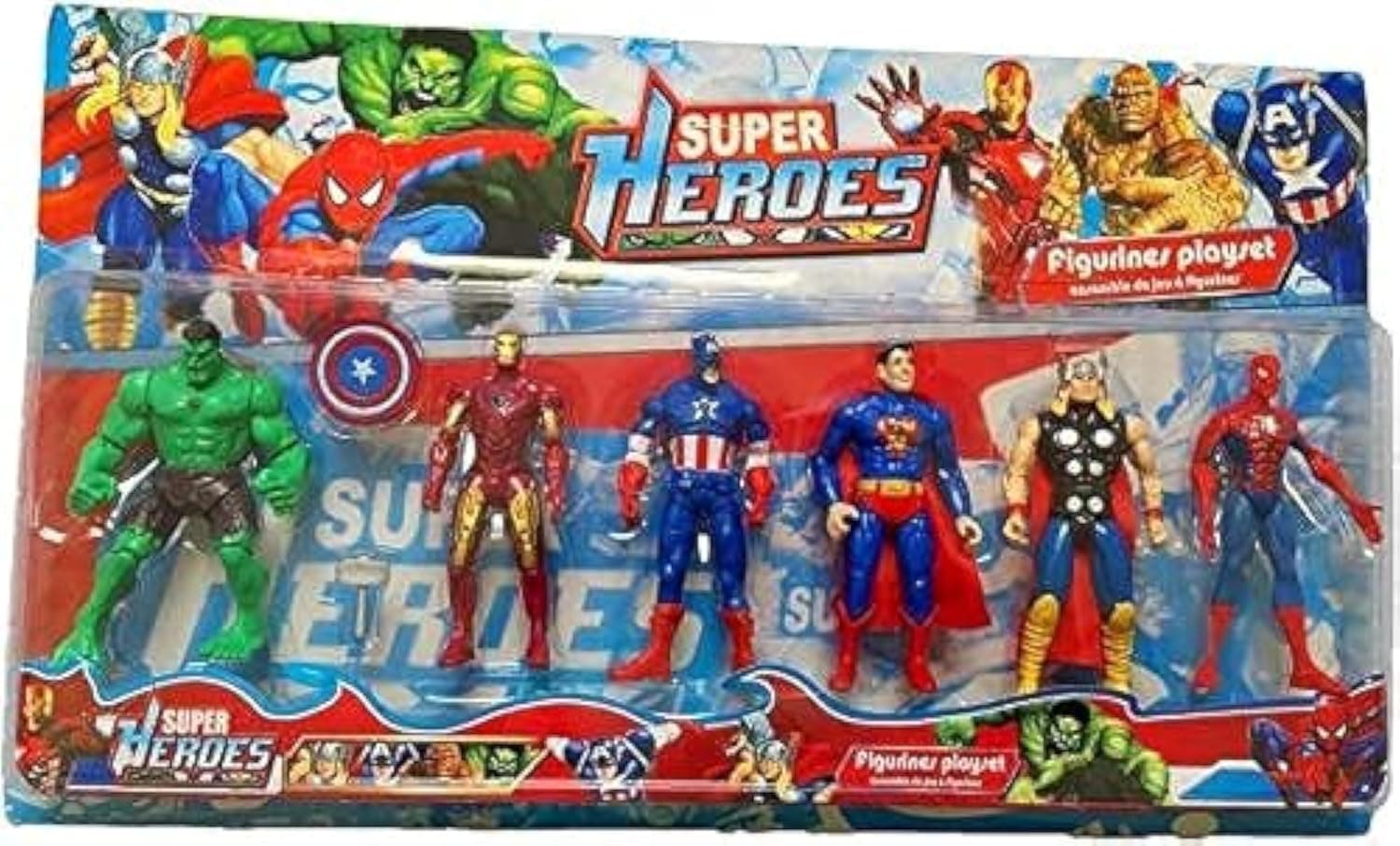 Marvels Super Heroes Figurine Collection Set