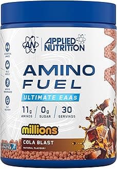 Applied Nutrition Amino Fuel - Amino Acids Supplement, EAA Essential Amino Acids Powder, Muscle Fuel & Recovery (390g - 30 Servings) (Cola Blast)