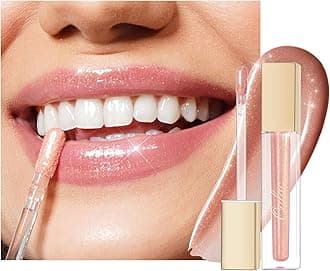 Oulac Nude Lip Gloss High-shine Moisturizing Lip Gloss Oil Liquid Lipstick Non-stick Cup Glitter Lipstick Lip Tint Reduce Fine Lines Lip Glaze For Dry Lip C12