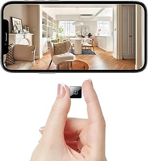 Mini Wireless Security Camera, Small 960P HD Magnetic Home WiFi Micro Camera Nanny Cam with Motion Detection, Cloud & SD Storage, Night Vision, Tiny Cameras for Home Pet Baby Office Indoor Outdoor