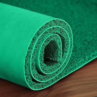 Lifekrafts Cushion Noodle Floor Mat for Entryways| Dirt/Mud Trapper | 4ft x 6ft Green | Heavy Duty Waterproof Indoor/Outdoor Floor Mat for Entry, Entrance, High Traffic Areas, Easy to Clean