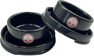 PetLike Ants Away Dog Bowls Pet Food Bowls, No Spill Cat Food Bowl Water Food Feeder Pet Dishes for Cat Puppies Small Medium Dogs…