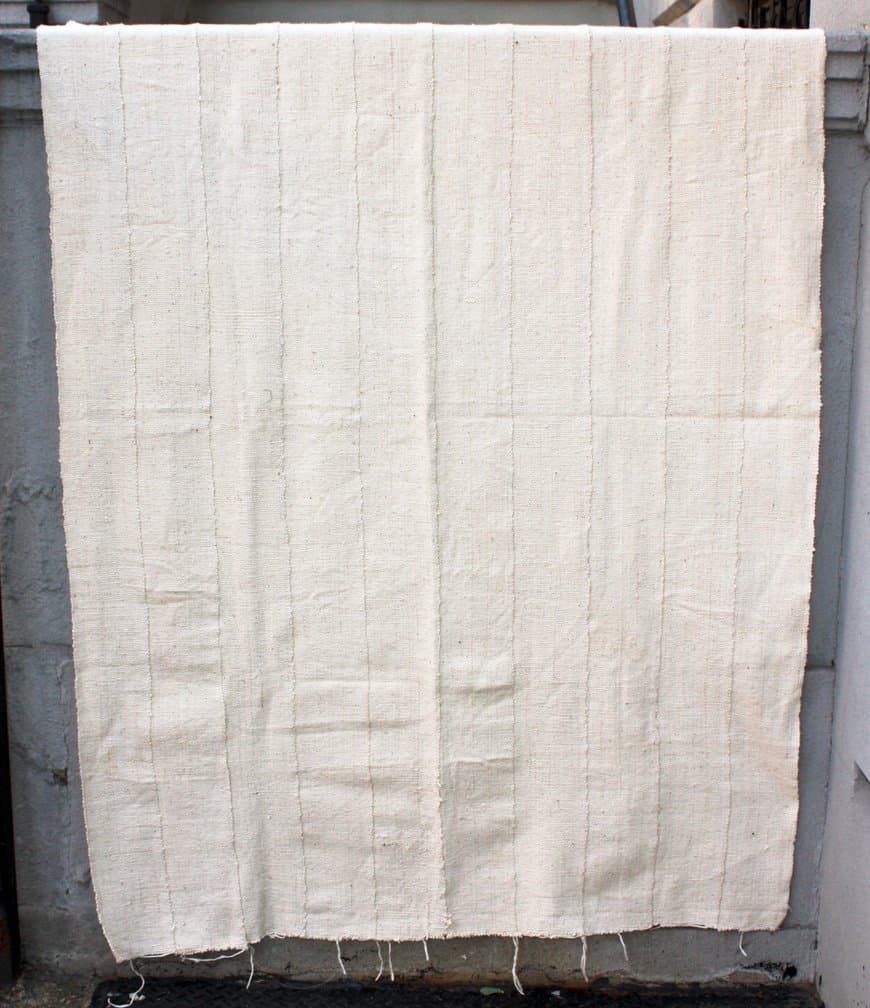 African Mali Mud Cloth Plain : (Item 382 i)