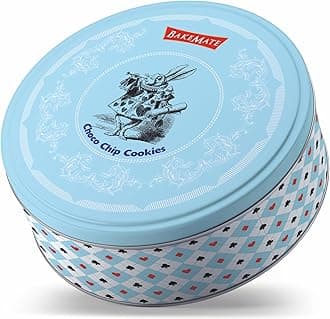 BakeMate Choco Chip Cookies Tin – Chocolate Chip Biscuits, 340g | Festive Gift Pack for All Occasions