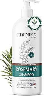 Rosemary Oil Shampoo with Biotin for Thinning Hair & Anti-Hair Loss, Strengthening Botanical Formula, Women & Men, Sulfate-Free, Organic, 16 fl oz