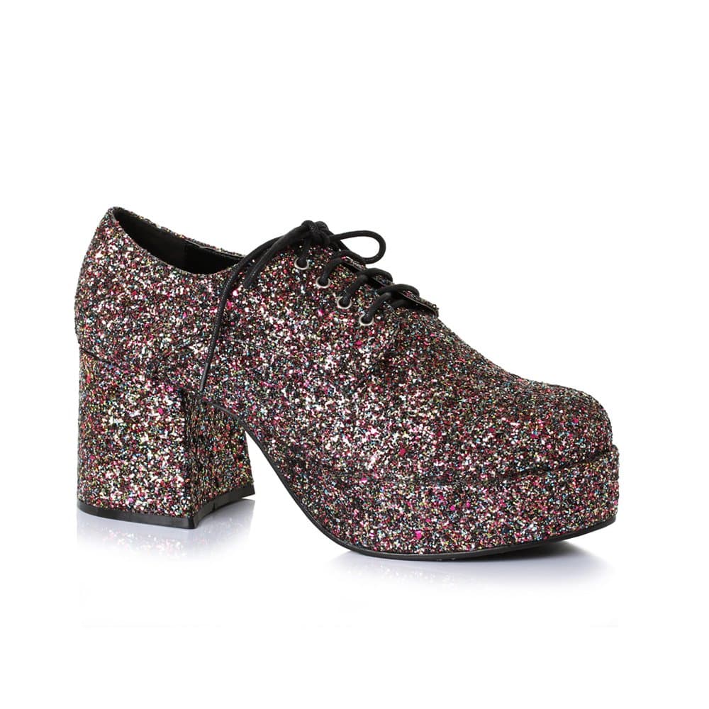 Platform Disco Glitter Heel