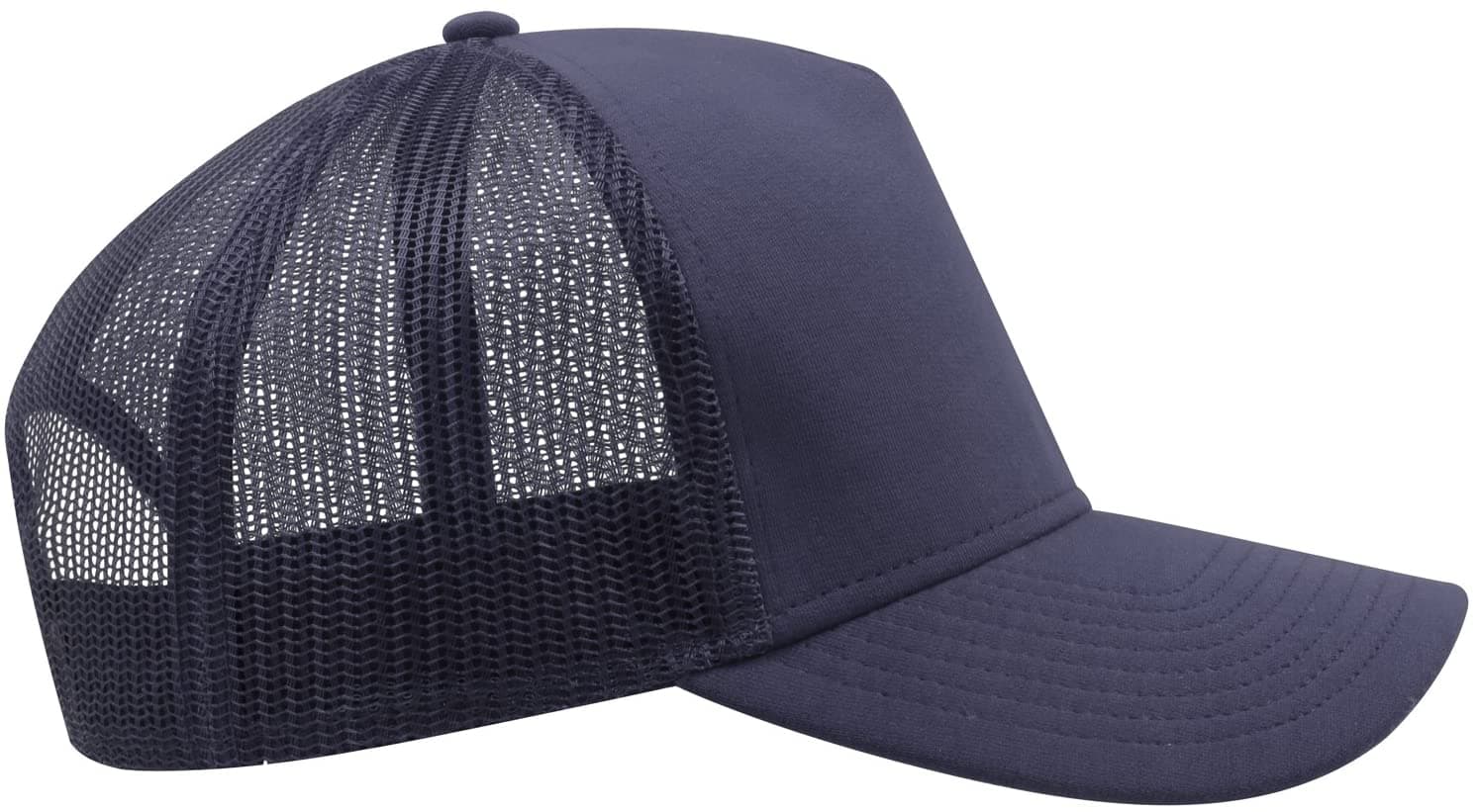 Unisex Rapper Jersey Mid Visor Trucker Cap