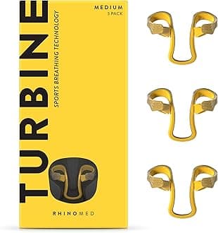 Rhinomed Turbine Nasal Dilator for Athletic Breathing - Improves Airflow During Exercise