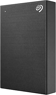 Seagate STKZ4000400 One Touch HDD with Password Function (Data Recovery with 3 Years Included) 4 TB Black External Hard Disk HDD Compatible with PS4 PS5 Win Mac