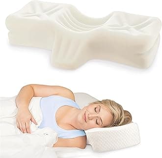 Therapeutica Pillow, Firm Orthopedic Support, Back or Side Sleeping, Average
