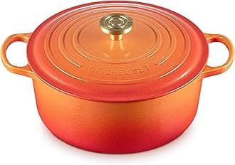 Signature Round Casserole Crucible Knob Flamme Doree 28cms
