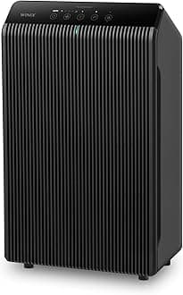 WINIX 5510 Air Purifier for Home Large Room Up to 1881 Ft² in 1 Hr With Air Quality Monitor, True HEPA, High Deodorization Carbon Filter and Auto Mode, Captures Pet Allergies, Smoke, Dust.