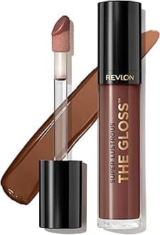Revlon Super Lustrous Lip Gloss, High Impact Lipcolor with Moisturizing Creamy Formula, Infused with Agave, Moringa Oil, & Cupuacu Butter, Choco Crush (310)