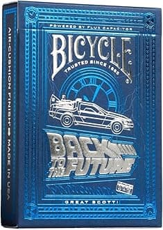 Back to The Future Card Deck for Collectibles, Magic and Cardistry based on the Famous Back to the Future Movie
