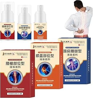 New Upgrade Lumbar Spine Cold Gel Spray,Lumbar Pain Relief Herbal Spray，Knee Pain Relief Cold Compress Gel Spray, Cold Compress Gel For Neck, Shoulder,Joint Relief Herbal Mist (Size : MIX 3PCS)