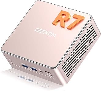A5 Mini PC with AMD Ryzen 7 5825U, 3-Year Coverage, 16GB RAM&512GB M.2 NVMe SSD, Windows 11 Pro Desktop Computer, Vega 8 Graphics, 8K UHD, Dual HDMI | Wi-Fi 6, BT 5.2, USB 3.2 | Home & Office