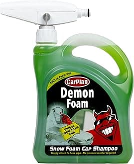 CarPlan Demon Foam 68 fl Oz (2L) with Foam Gun - Snow Foam Shampoo