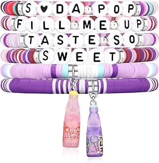 IDesign Soda Pop bracelet set K-Pop Golden Shining Music Matching Korean Anime Gifts for Fans Decor Halloween Outfits