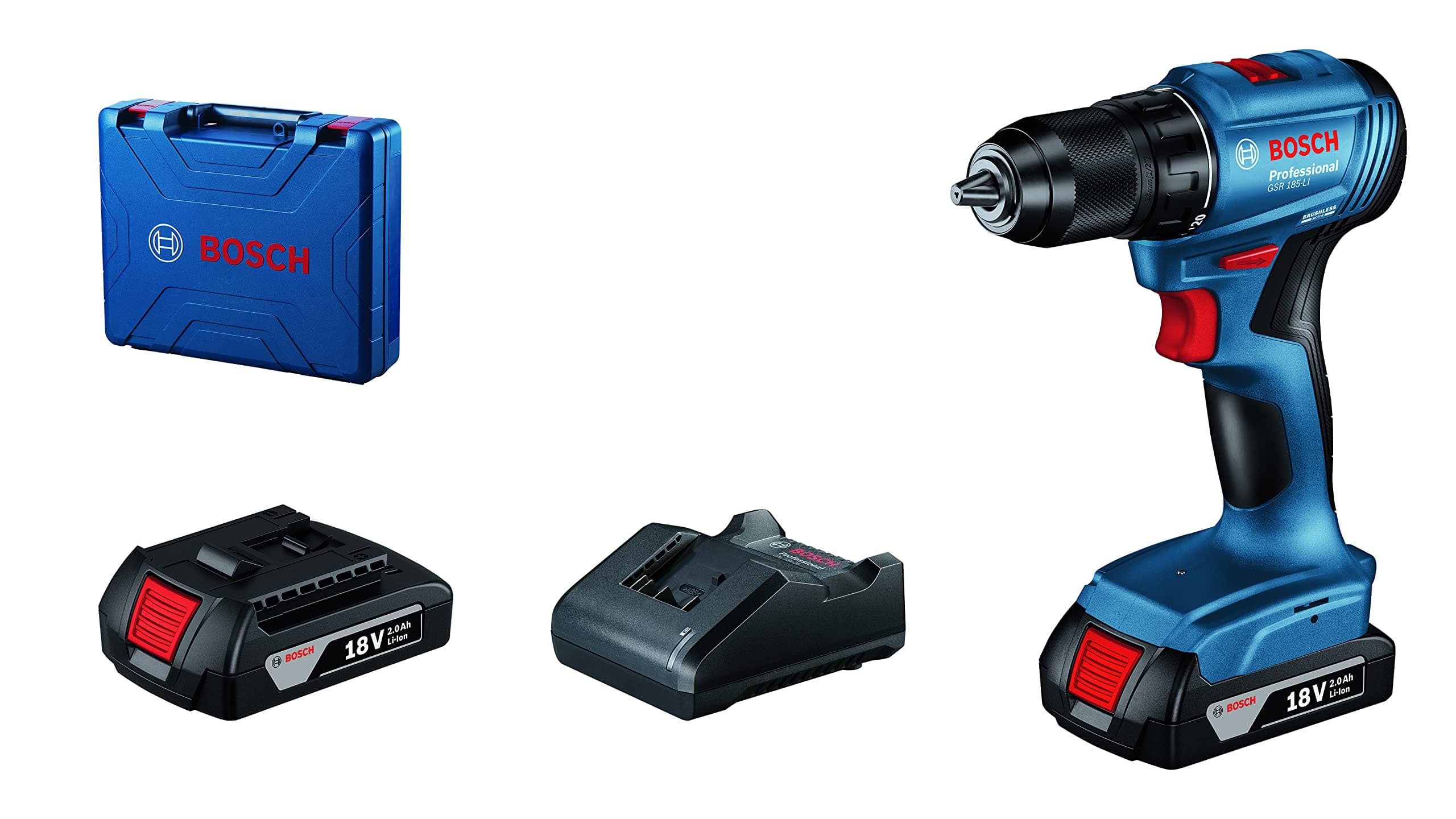 GSR 185-LI PROFESSIONAL CORDLESS DRILL DRIVER