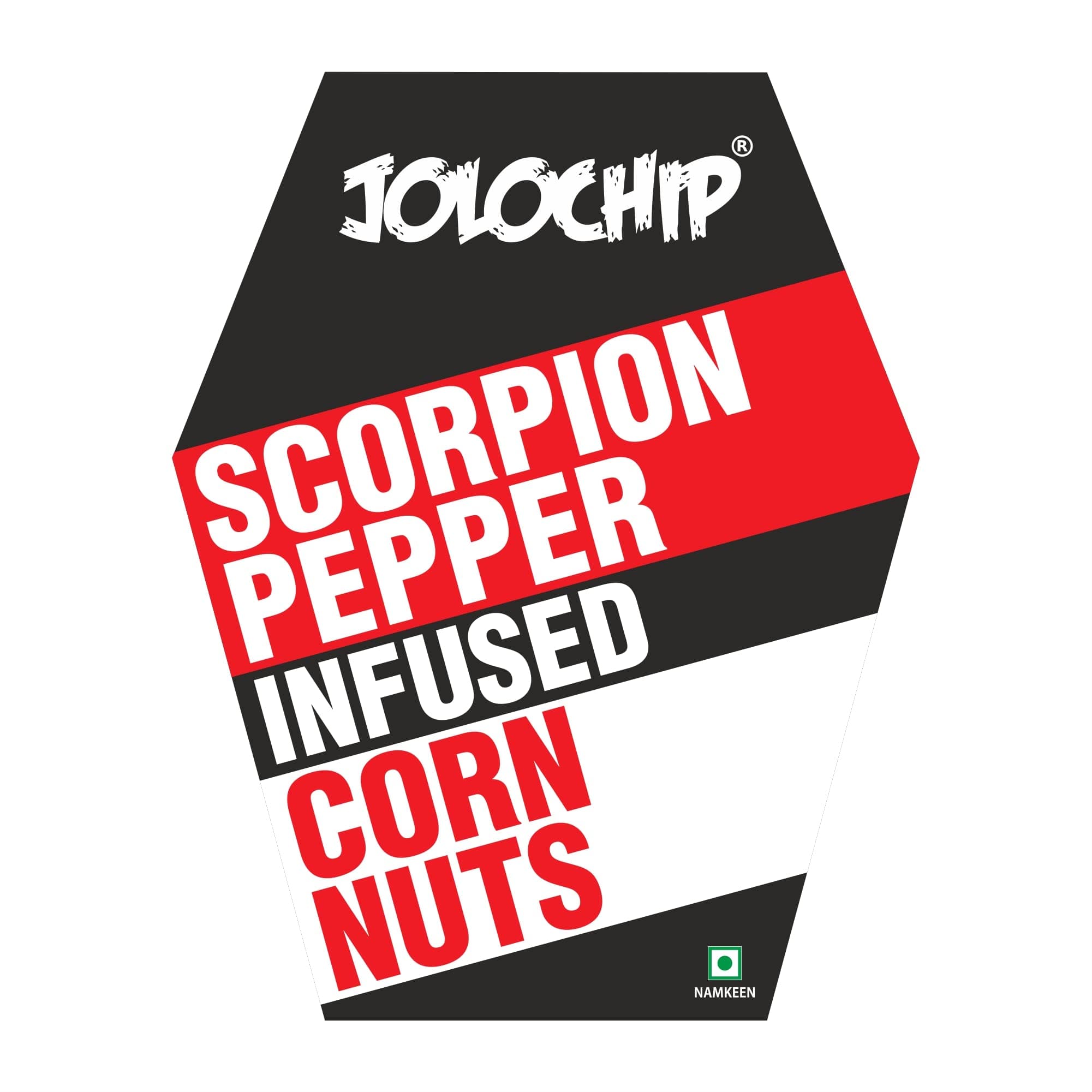 JOLOCHIP - SCORPION PEPPER INFUSED CORN NUTS
