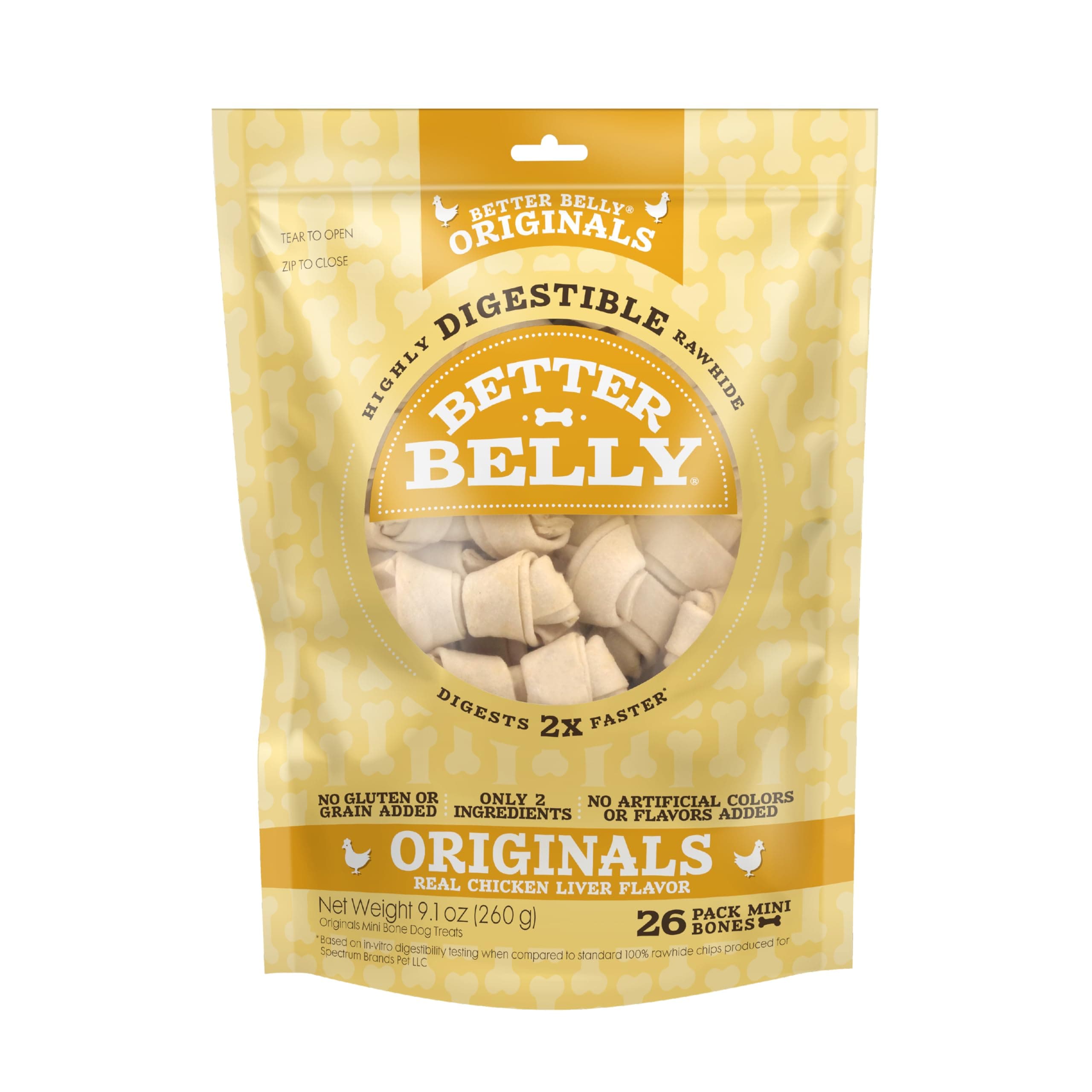 Better Belly Rolls, Great Digestible Rawhide