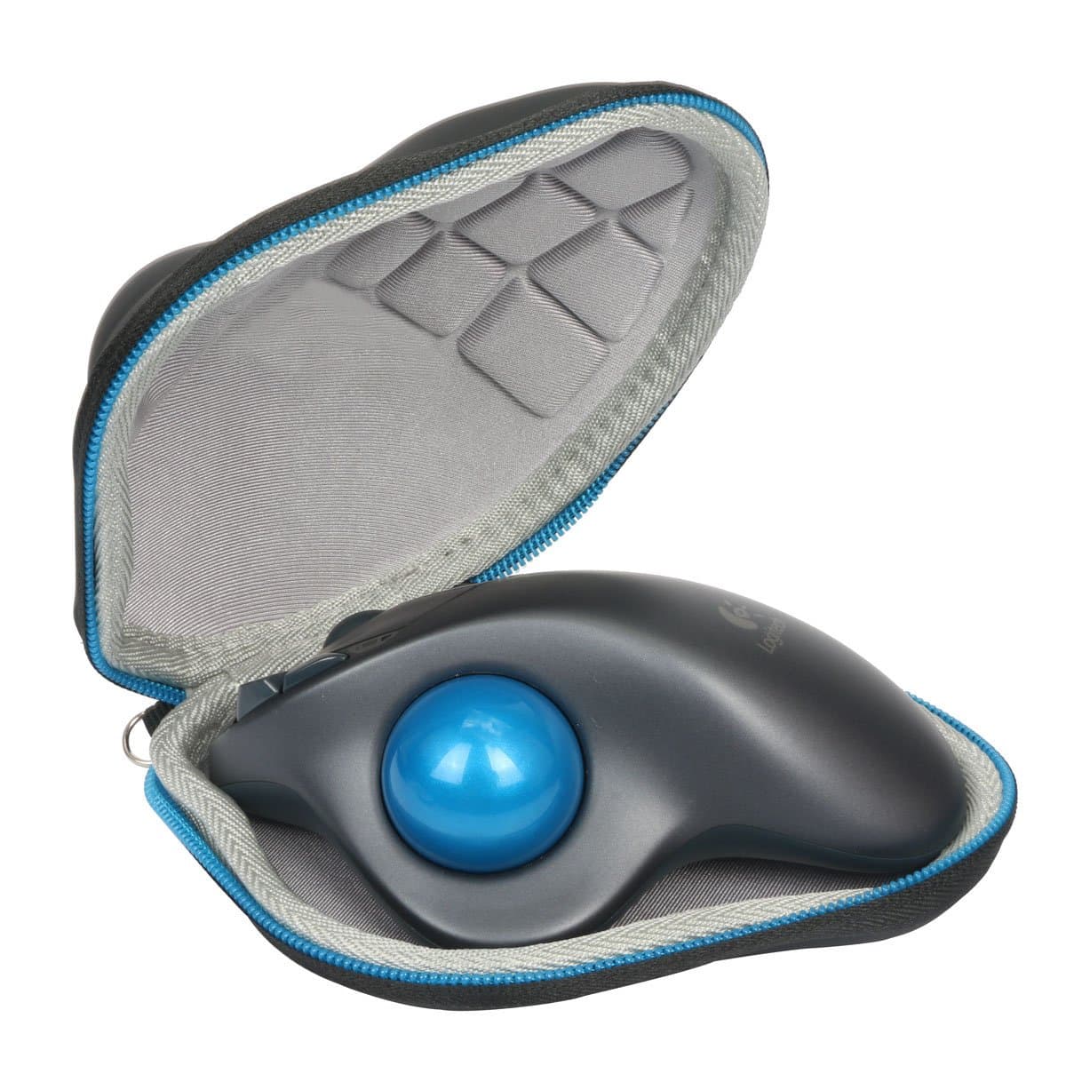 Baval Hard Case Portable Bag for Logitech M570 Trackball Computer Long Range Wireless Mouse