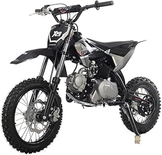 X-PRO X29 110cc Dirt Bike with Automatic Transmission, Electric Start,14"/12" Tires! (Black)