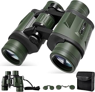 12x40 HD Classic Binoculars for Adults & Kids, Clear Large View & Low-Light Night Vision, High Powered Binoculars for Birds Watching, Cruise Ship, Theaters, Travel & Stargazing