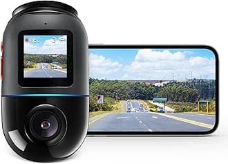 70mai Omni Dash Cam, 360° Rotation, Superior Night Vision, 64GB eMMC, Time Lapse Recording, 24 Hour Parking Mode, AI Motion Detection, 1080p, GPS, App Control