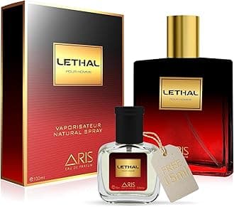 ARIS Lethal Eau de Parfum Spray | Perfume for Men | Woody and Musk Fragrance