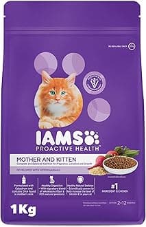 Cat Food, Cat Dry Food for Mother and Kitten 1Kg, Cat Food Proactive Health, Complete and Balanced Nutrition