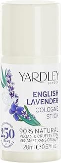 Yardley London English Lavender Cologne Stick, Solid Perfume Stick for Women with Notes of Bergamot and Sage, Soothing Womens Perfume 20ml