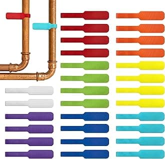 Wrap-It Storage ケーブルラベル Lサイズ マルチカラー (30枚パック) コードラベル ワイヤーラベル ケーブルタグ ワイヤタグ ケーブル管理 電子機器オーガナイザー コンピュータなどに