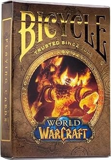 World of WarCraft V1: CLASSIC Playing Cards - 1 Deck, Air Cushion Finish, Professional, Superb Handling & Durability, Great Gift For Card Collectors