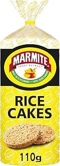 Marmite Rice Cakes 6 x 110g, Low Fat Low Calorie Snacks, Vegetarian
