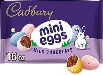 Cadbury Mini Milk Chocolate Eggs, Easter Basket, Easter Candy Bag, 16 Ounces