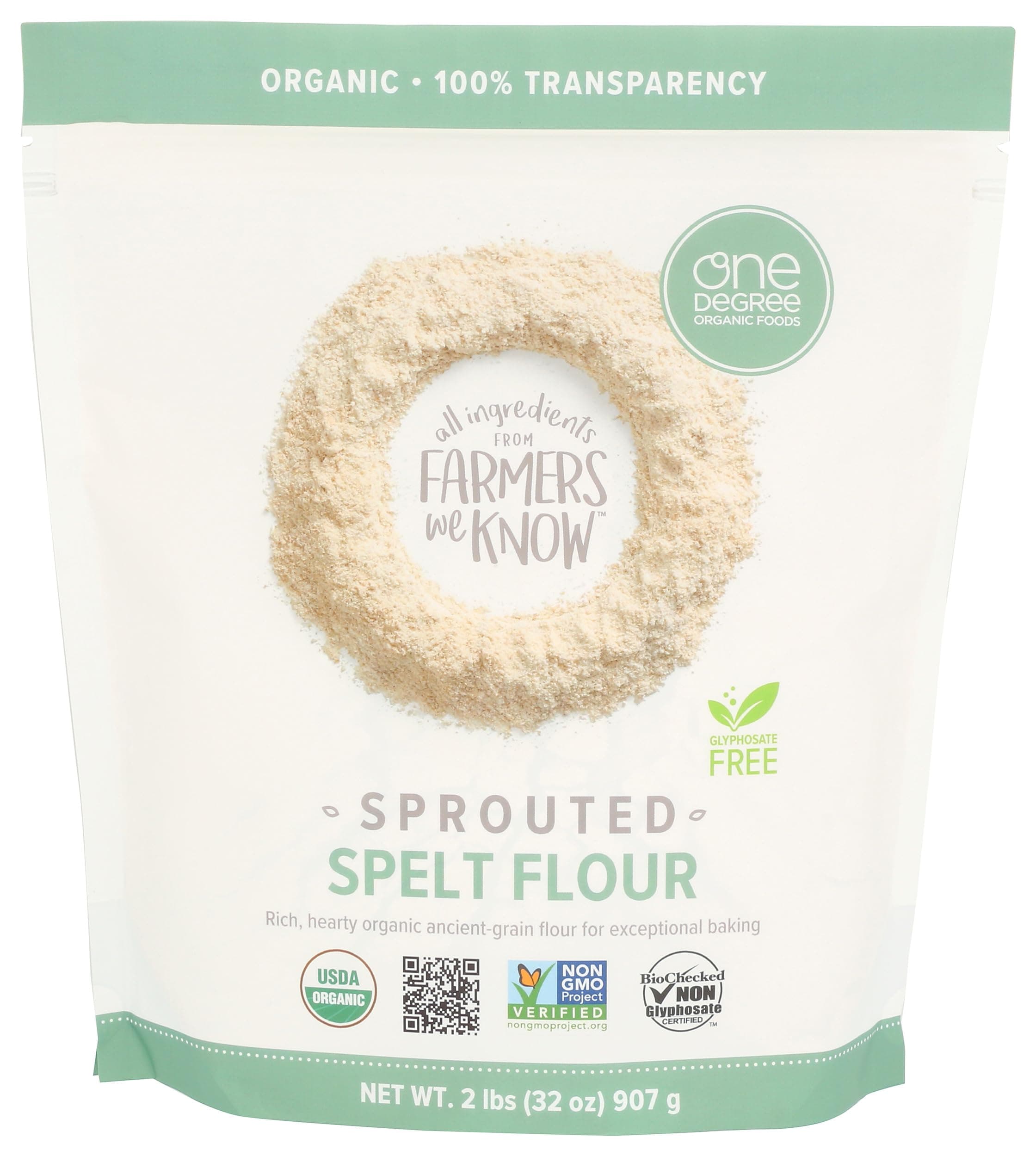 Sprouted Spelt Flour, 32 Oz