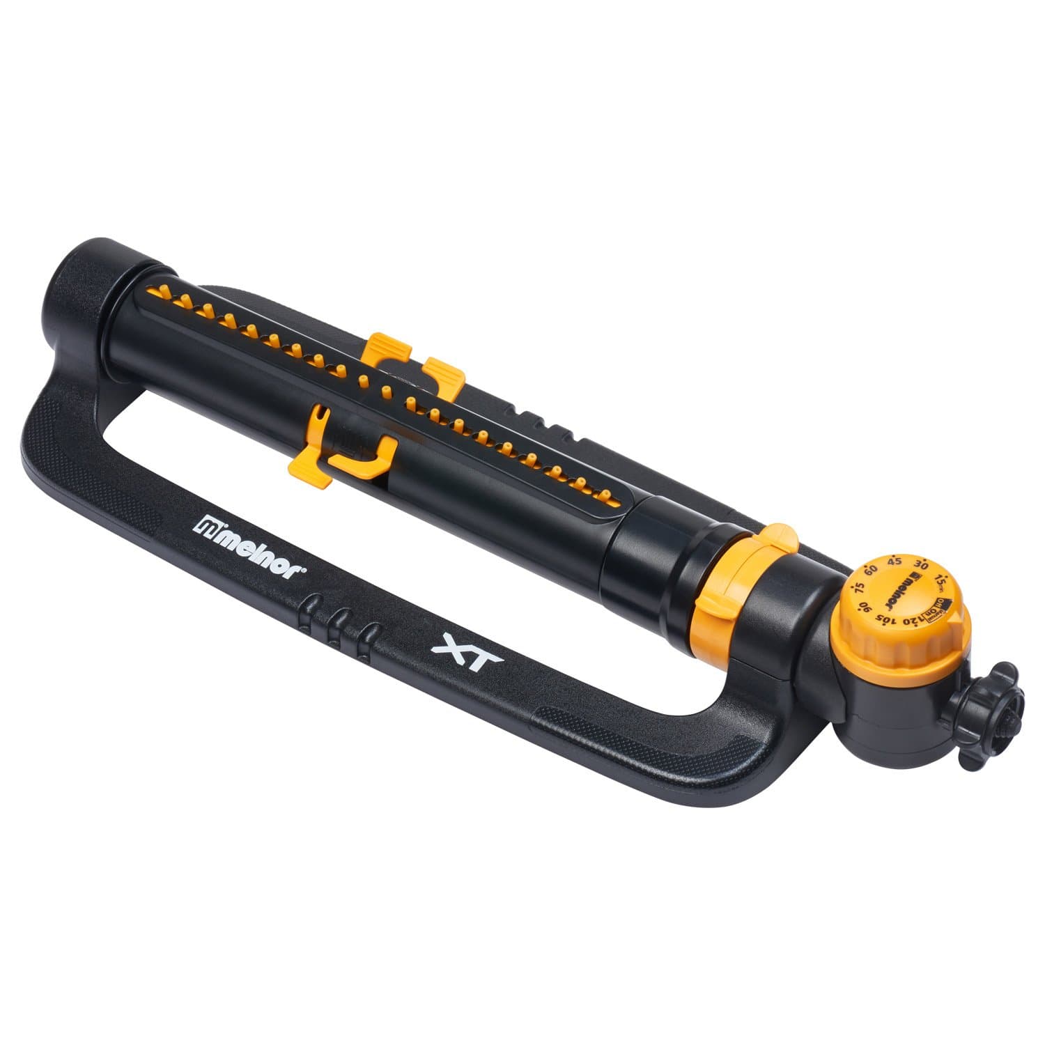 Melnor XT Turbo Oscillating Sprinkler with One Touch Width Control and Watering Timer, Waters up to 3,900 sq.ft.