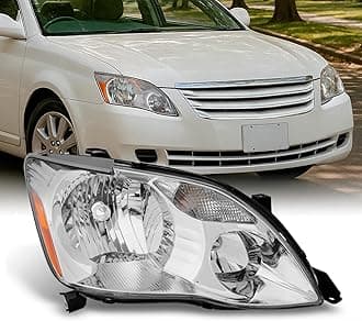 AKKON - For 2005 2006 2007 Toyota Avalon Passenger Right RH Side Halogen Type Headlight Headlamp Replacement