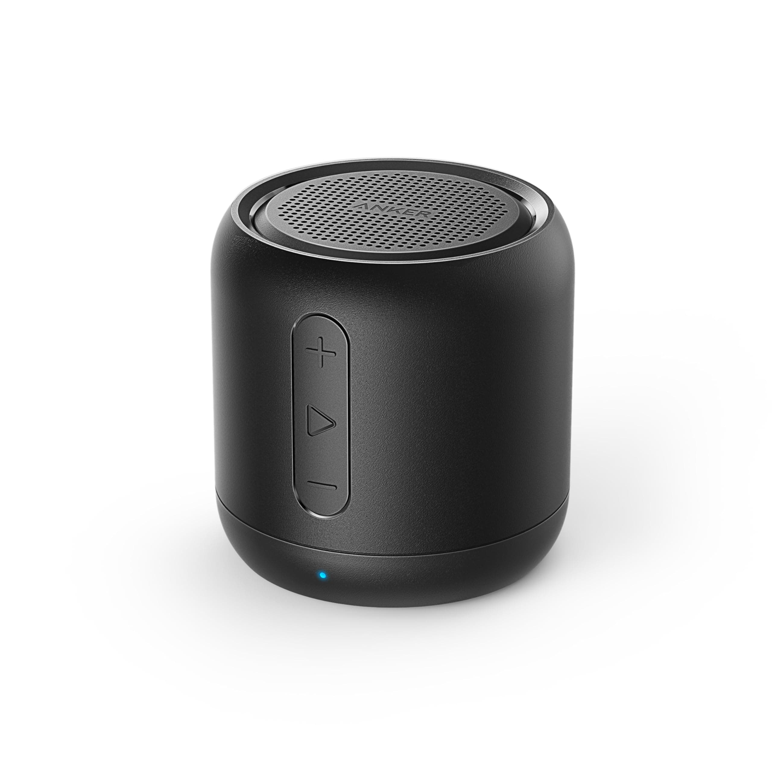 Anker Super-Portable Bluetooth Speaker Soundcore Mini with 15-Hour Playtime, Wireless Speaker with 66-Foot Bluetooth Range, Enhanced Bass, Noise Cancelling Microphone, For Outdoor, Travel, Home