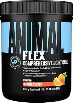Flex Comprehensive Joint Care - 4 Unique complexes for Joints, Bones, and Cartilage - with Vitamins A and E, glucosamine, Flaxseed Oil, and hyaluronic Acid - Orange, 369g